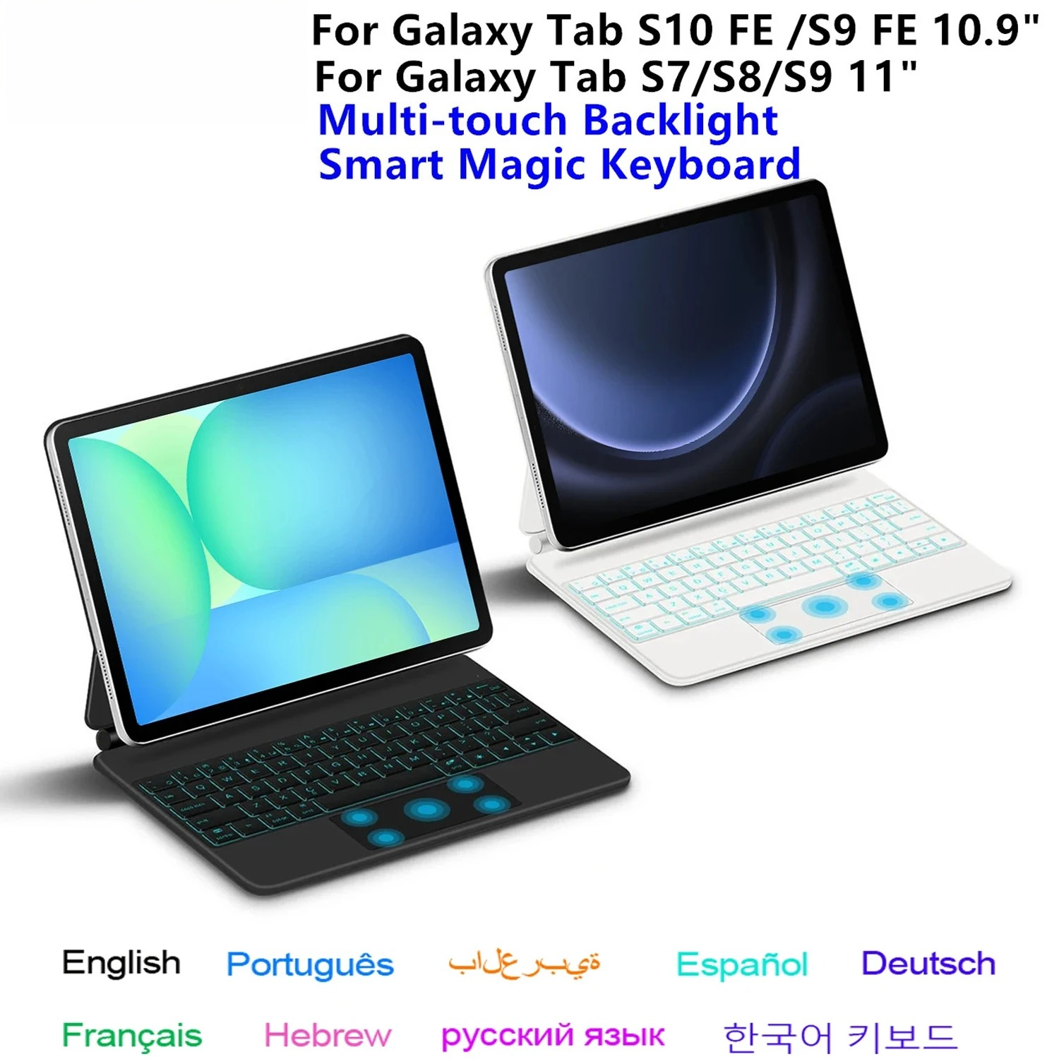 Samsung Tablet S9 Accessories - Magic Keyboard for Samsung Galaxy Tab