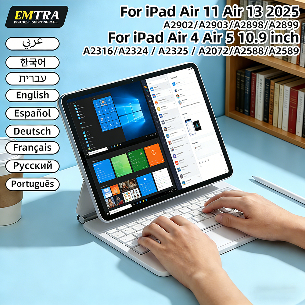 Tablet Keyboard Case - Magic Wireless Keyboard for iPad 10/11th
