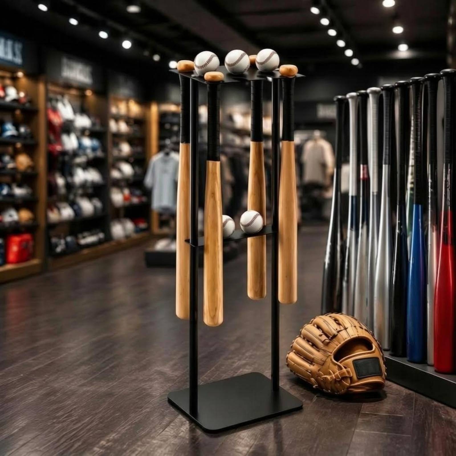 Mobile & Tablet Accessories - Metal Baseball Display Rack Mobile Baseball