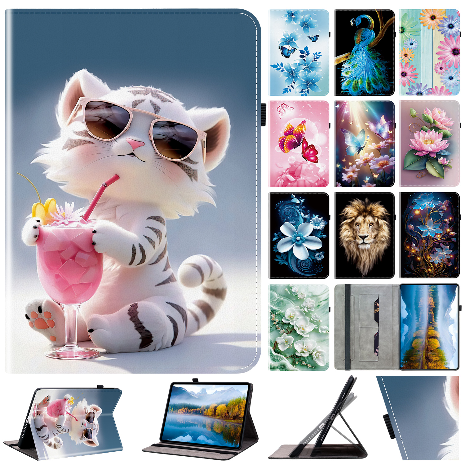Samsung Tablet S9 Accessories - Leather Case For Samsung Galaxy Tab