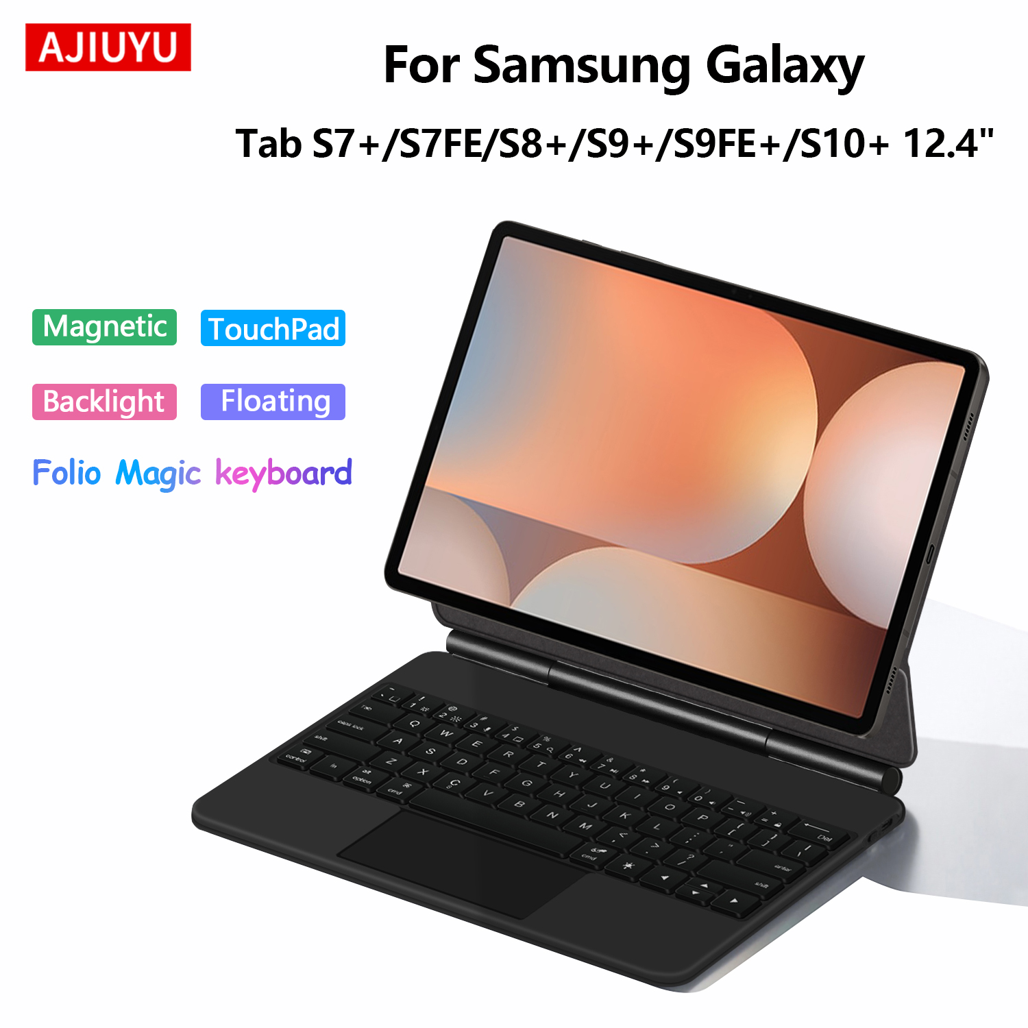 Samsung Tablet S9 Accessories - Magic Magnetic Keyboard for Samsung Galaxy