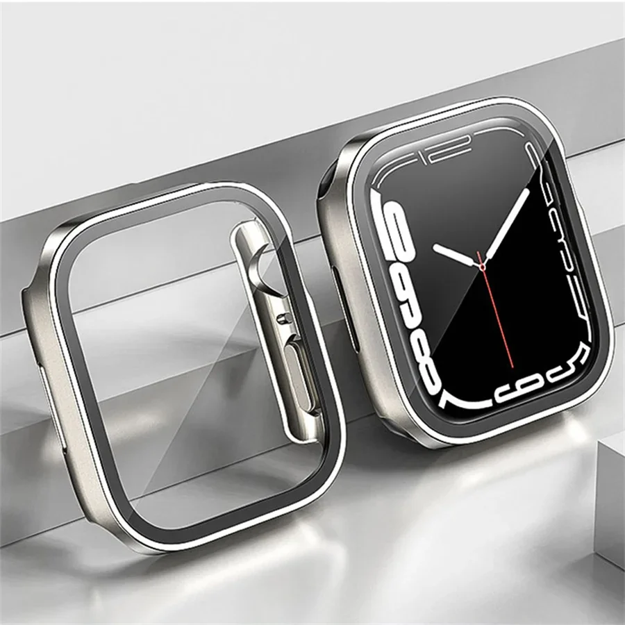 Glass+cover For Apple Watch ca - Tablet Accessories For Girls incelemesi ve fiyatı