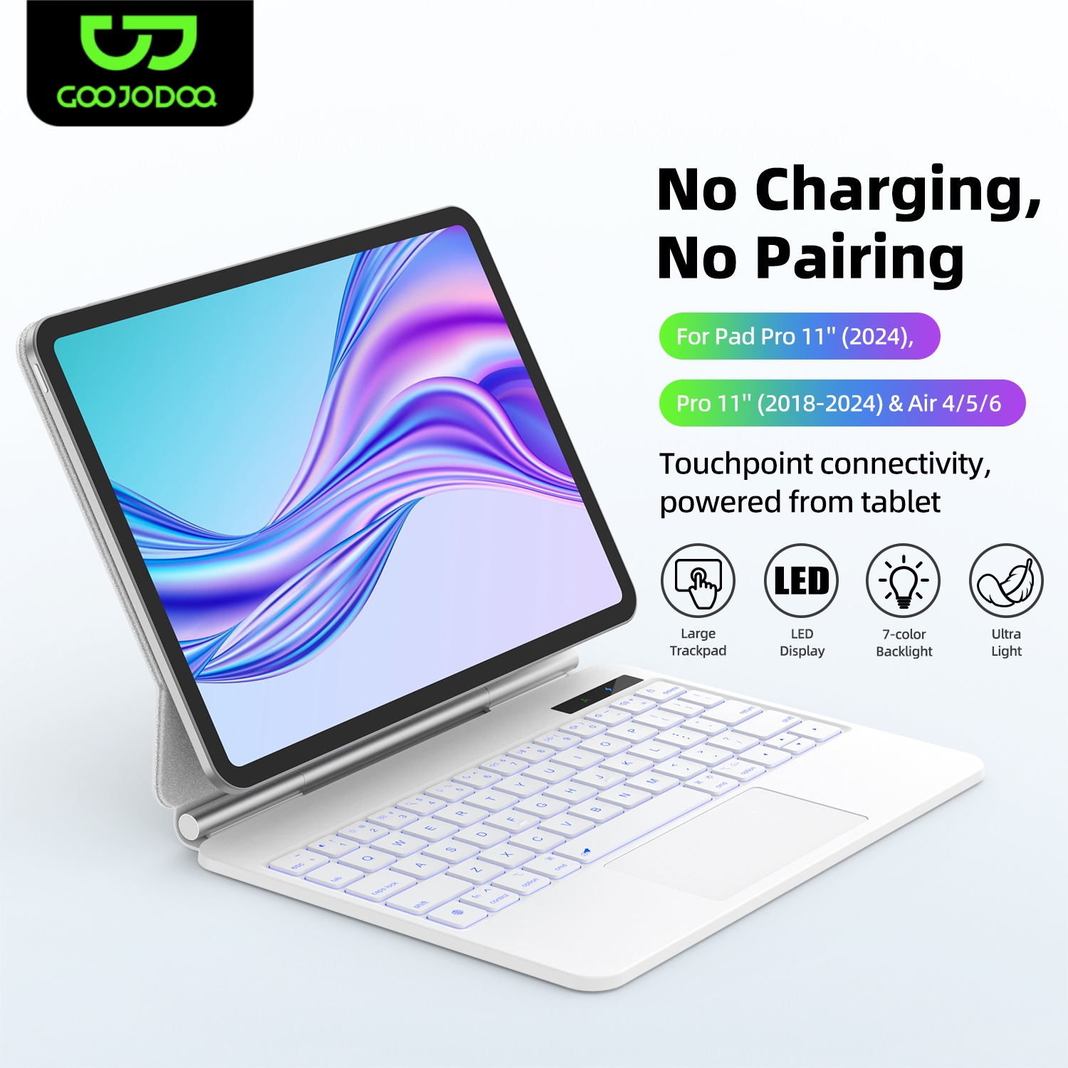 Smart Pogo Pin Keyboard case f - Tablet Accessories Kit incelemesi ve fiyatı