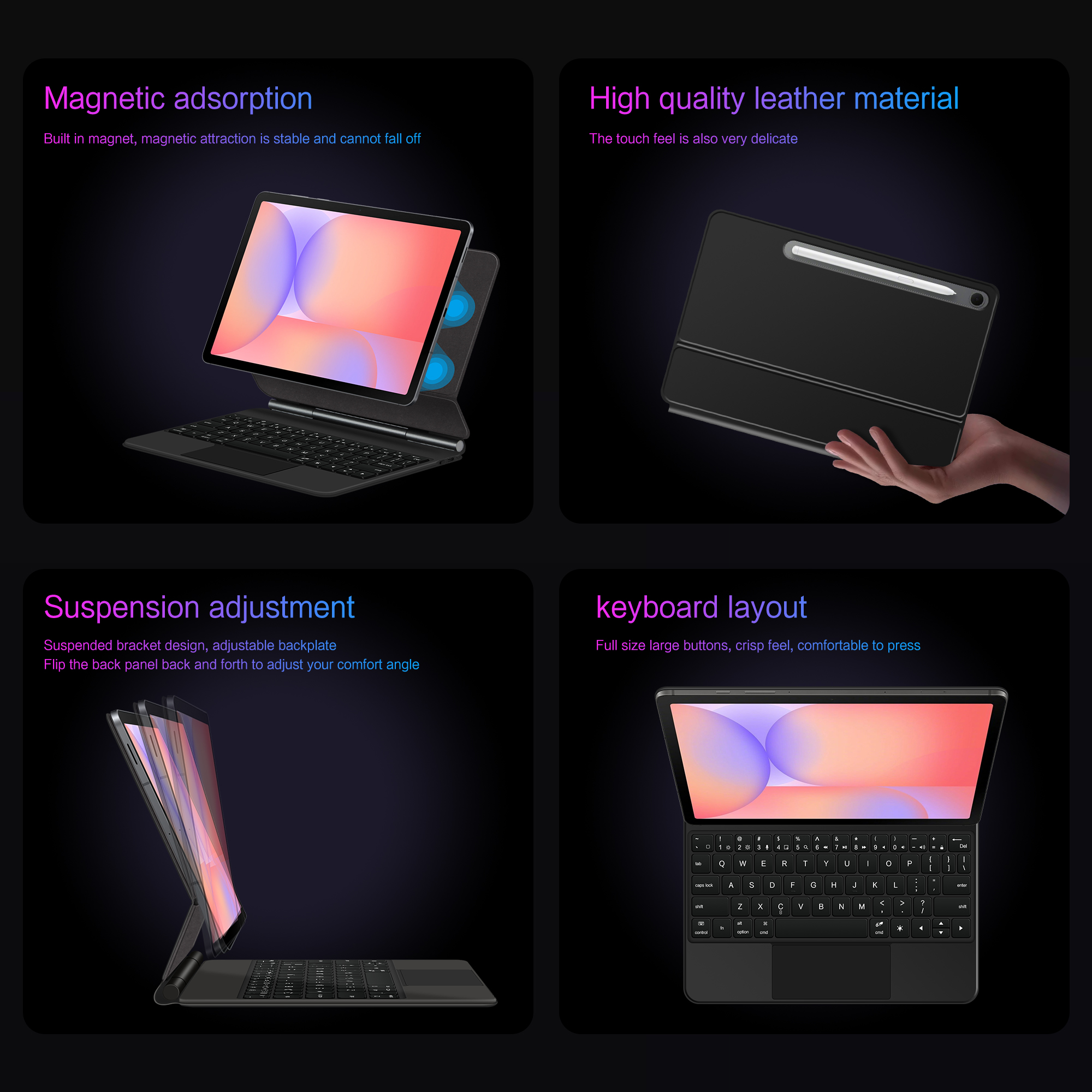 LFOIQN Keyboard Cover For Sams - Tablet Keyboard Case incelemesi ve fiyatı