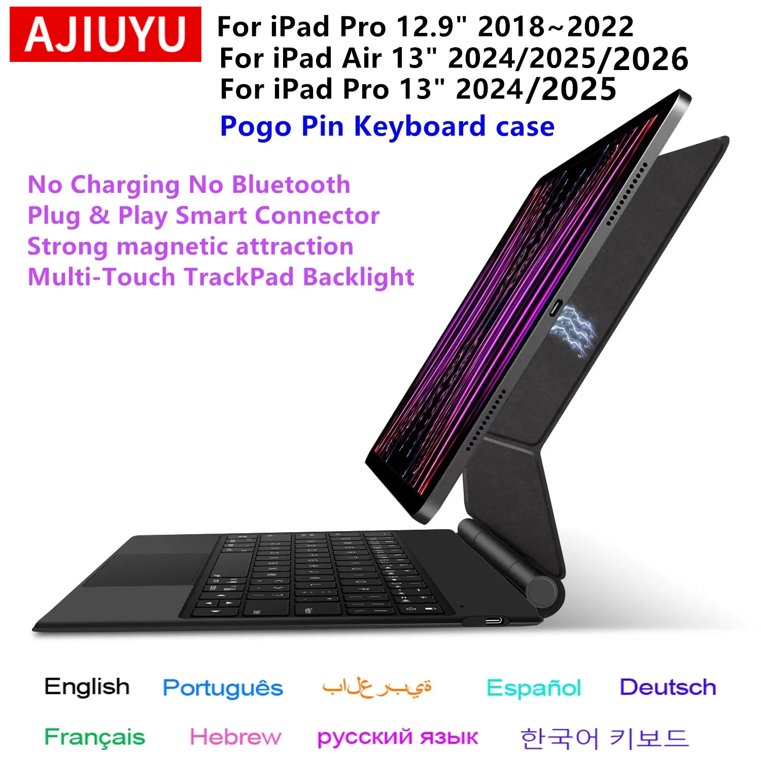 Pogo Pin Magic Keyboard for iP - Tablet Keyboard Case incelemesi ve fiyatı