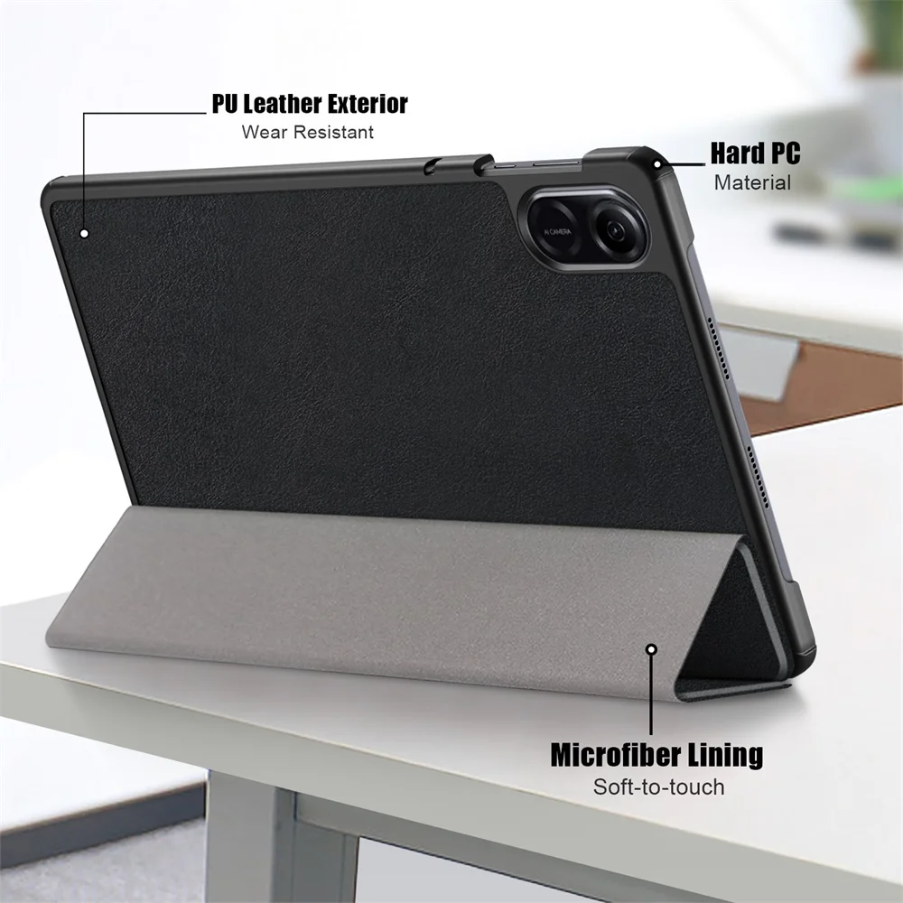 Tri-fold Magnetic Tablet Case, - Honor Tablet X9 Accessories incelemesi ve fiyatı