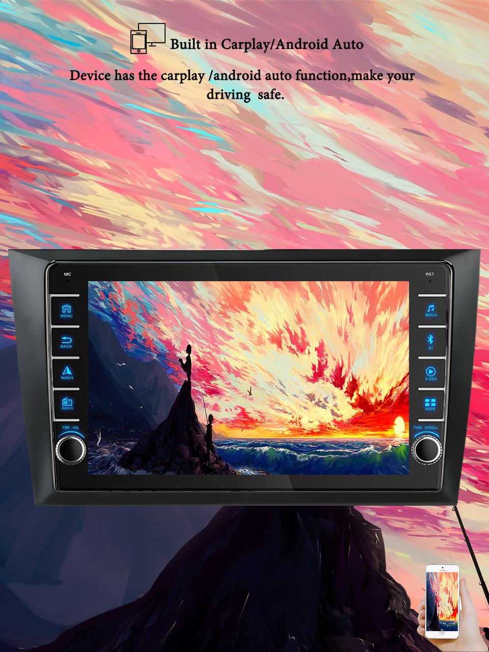 8G+128G Android 14 For Volkswa - Tablet Danish Mobile & Accessories Faisalabad incelemesi ve fiyatı
