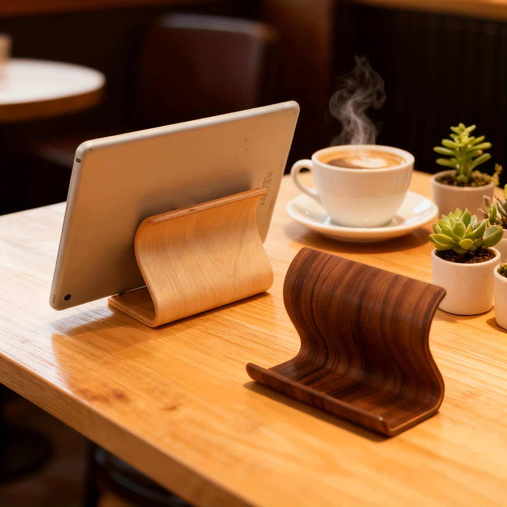 [New Wooden Phone Stand] New W - Blackview Tablet Accessories incelemesi ve fiyatı