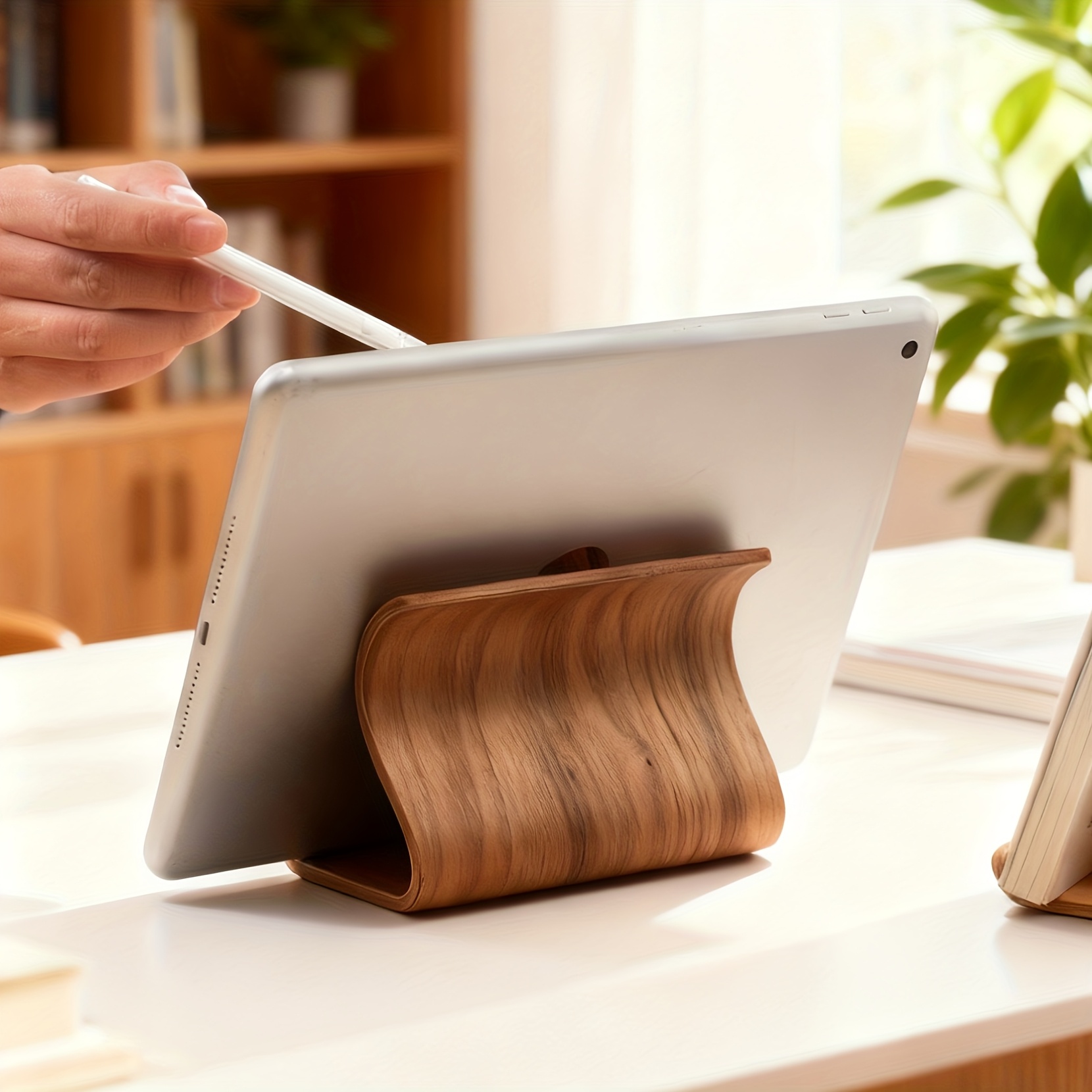 [New Wooden Phone Stand] New W - Blackview Tablet Accessories incelemesi ve fiyatı