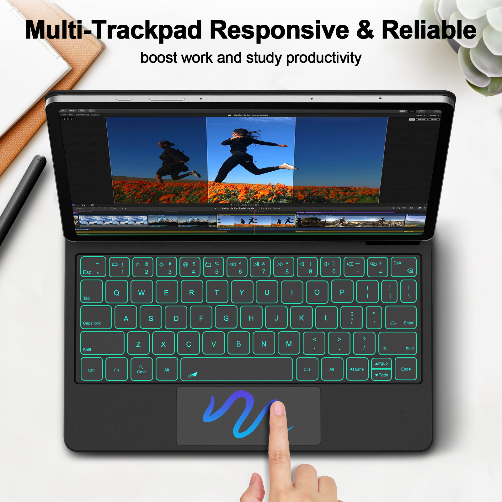 Magic Keyboard For Samsung Gal - Lenovo Tablet M11 Accessories incelemesi ve fiyatı