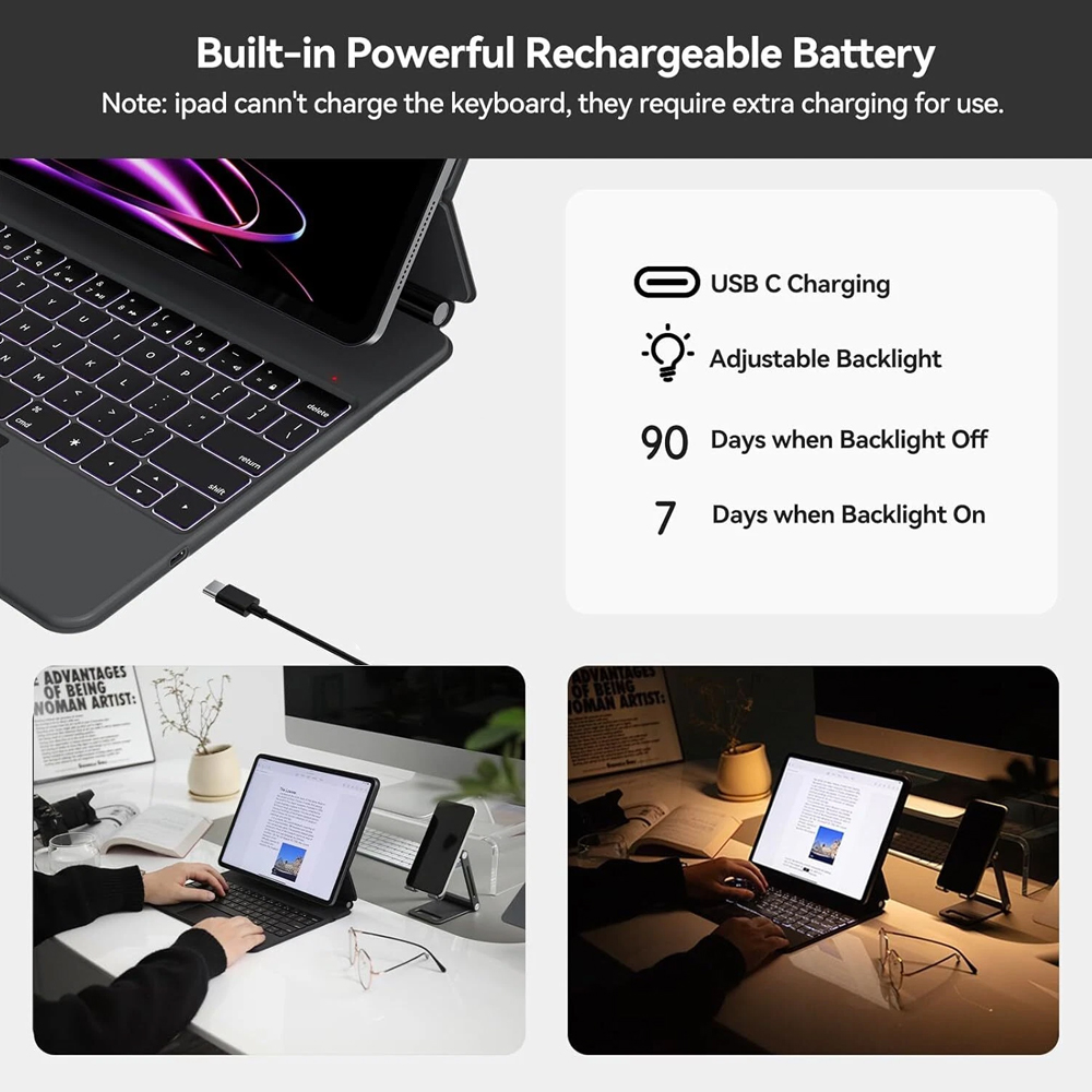 Bluetooth Magic Keyboard Case  - Tablet Keyboard Case incelemesi ve fiyatı