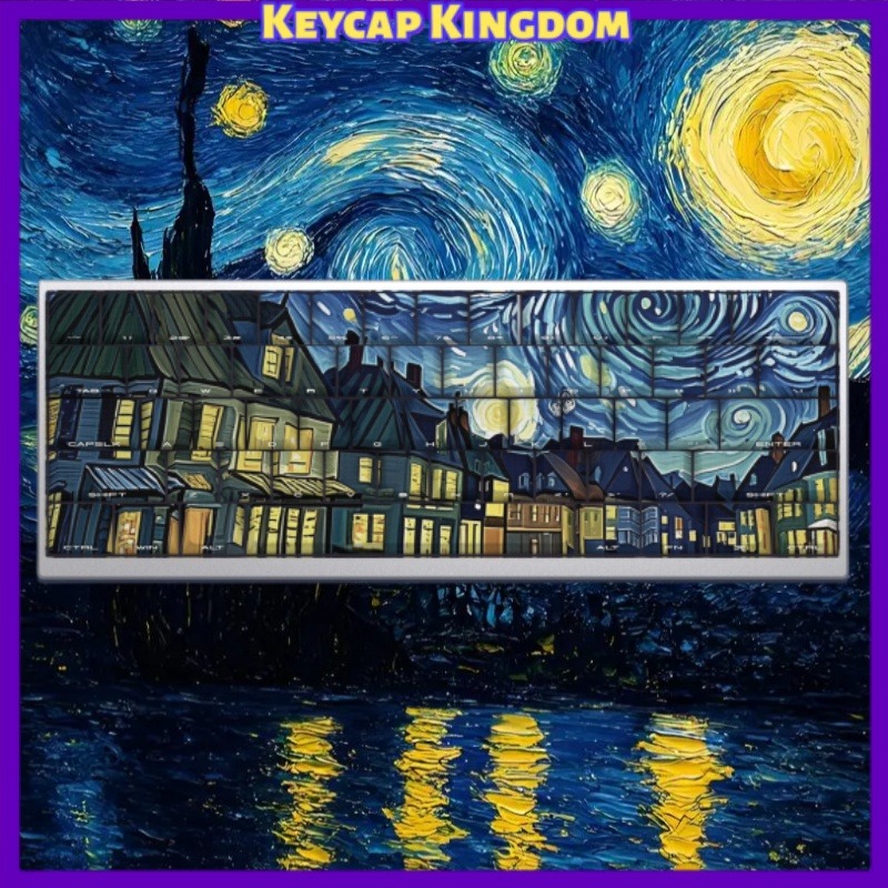 Van Gogh Starry Sky Theme Keyc - Tablet Accessories For Gaming incelemesi ve fiyatı