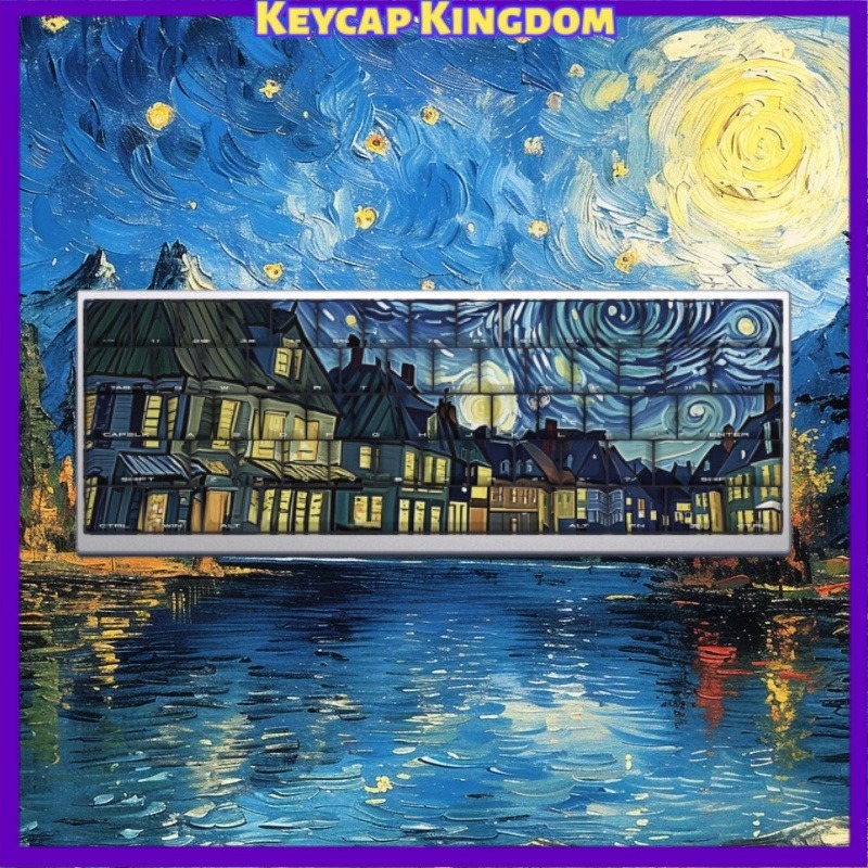 Van Gogh Starry Sky Theme Keyc - Tablet Accessories For Gaming incelemesi ve fiyatı