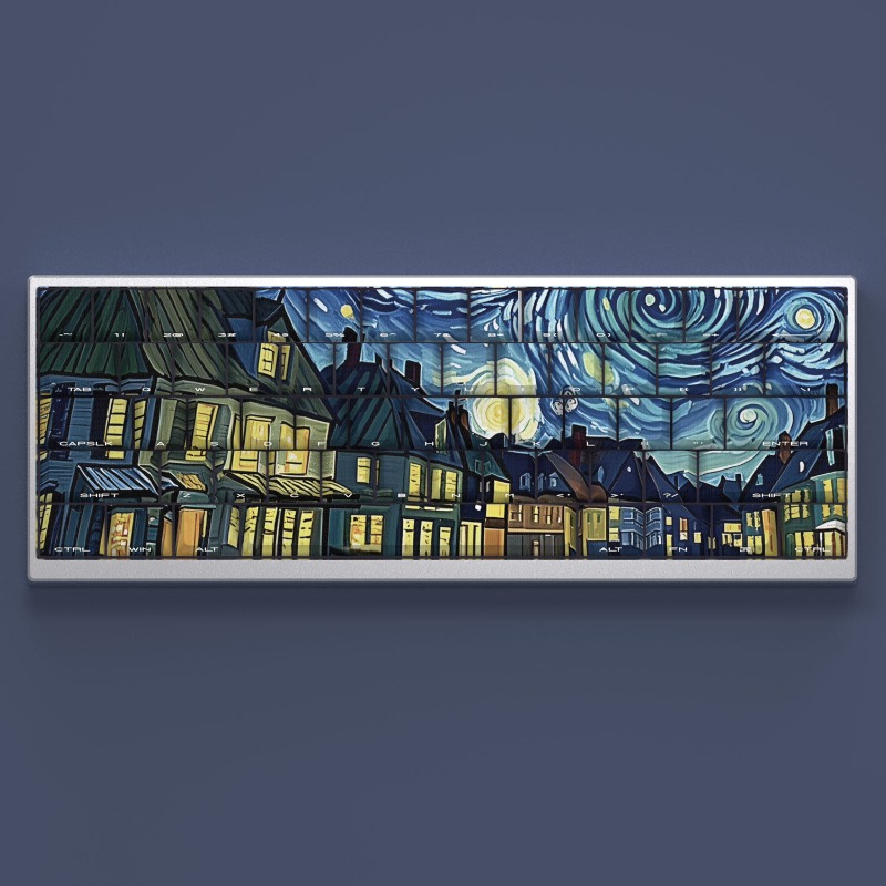 Van Gogh Starry Sky Theme Keyc - Tablet Accessories For Gaming incelemesi ve fiyatı