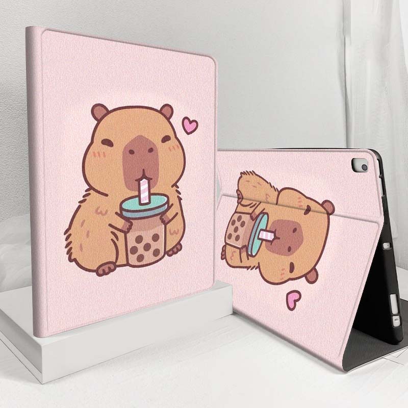 Cartoon Capybara Bubble Tea Fo - Samsung Tablet S9 Accessories incelemesi ve fiyatı
