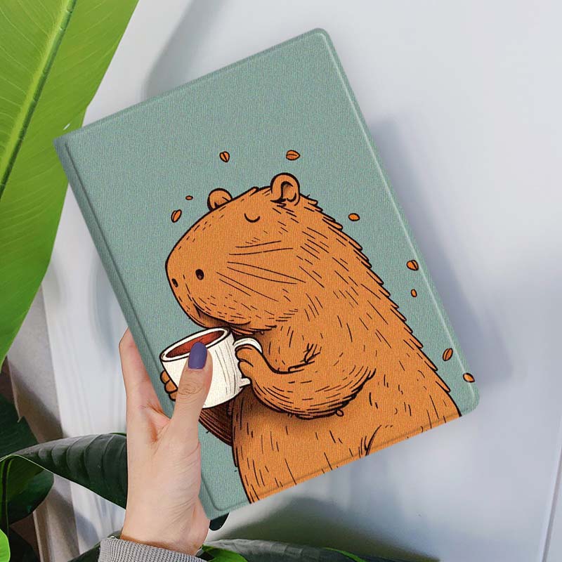 Cartoon Capybara Bubble Tea Fo - Samsung Tablet S9 Accessories incelemesi ve fiyatı