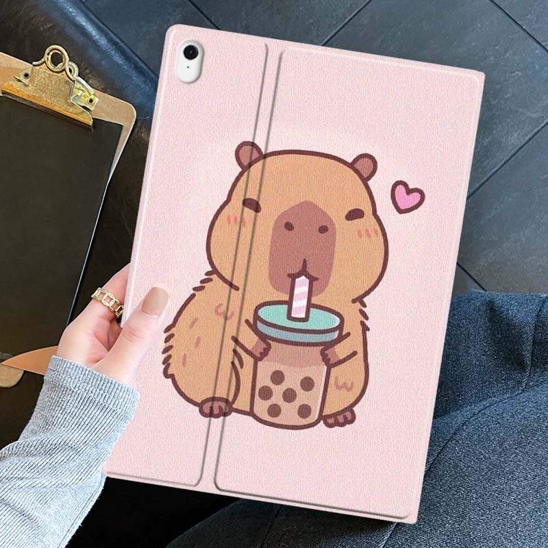 Cartoon Capybara Bubble Tea Fo - Samsung Tablet S9 Accessories incelemesi ve fiyatı
