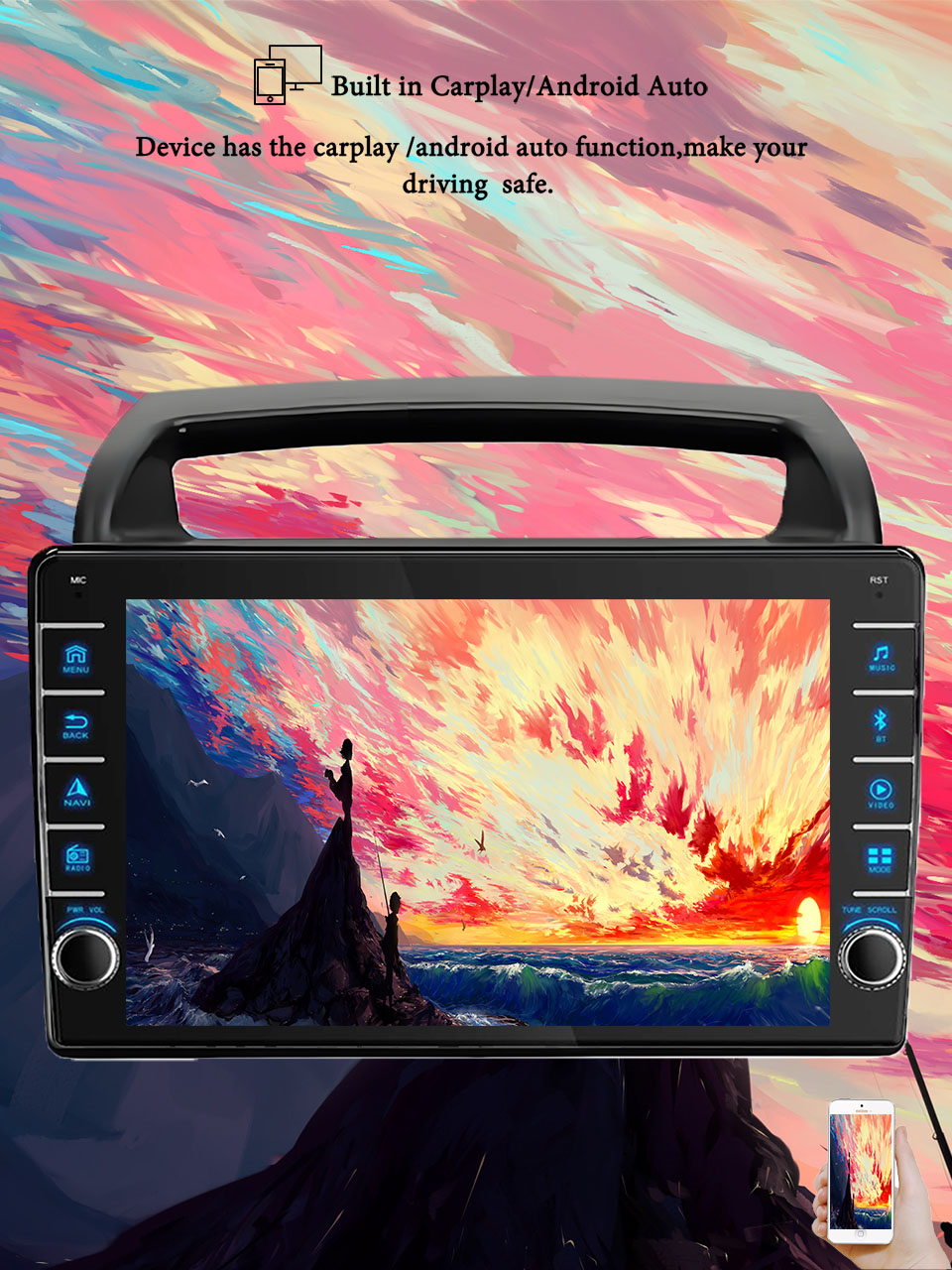 8G+128G Android 14 For Kia Car - Tablet Danish Mobile & Accessories Faisalabad incelemesi ve fiyatı