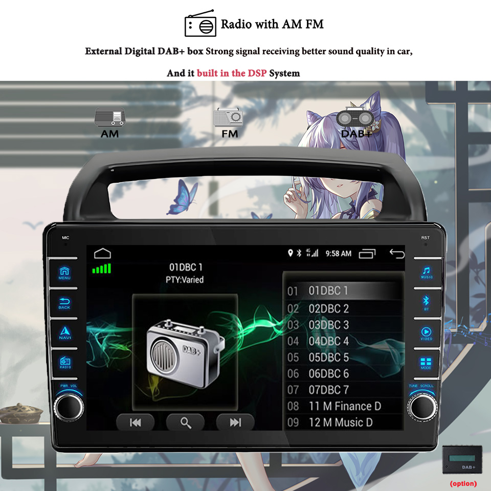 8G+128G Android 14 For Kia Car - Tablet Danish Mobile & Accessories Faisalabad incelemesi ve fiyatı