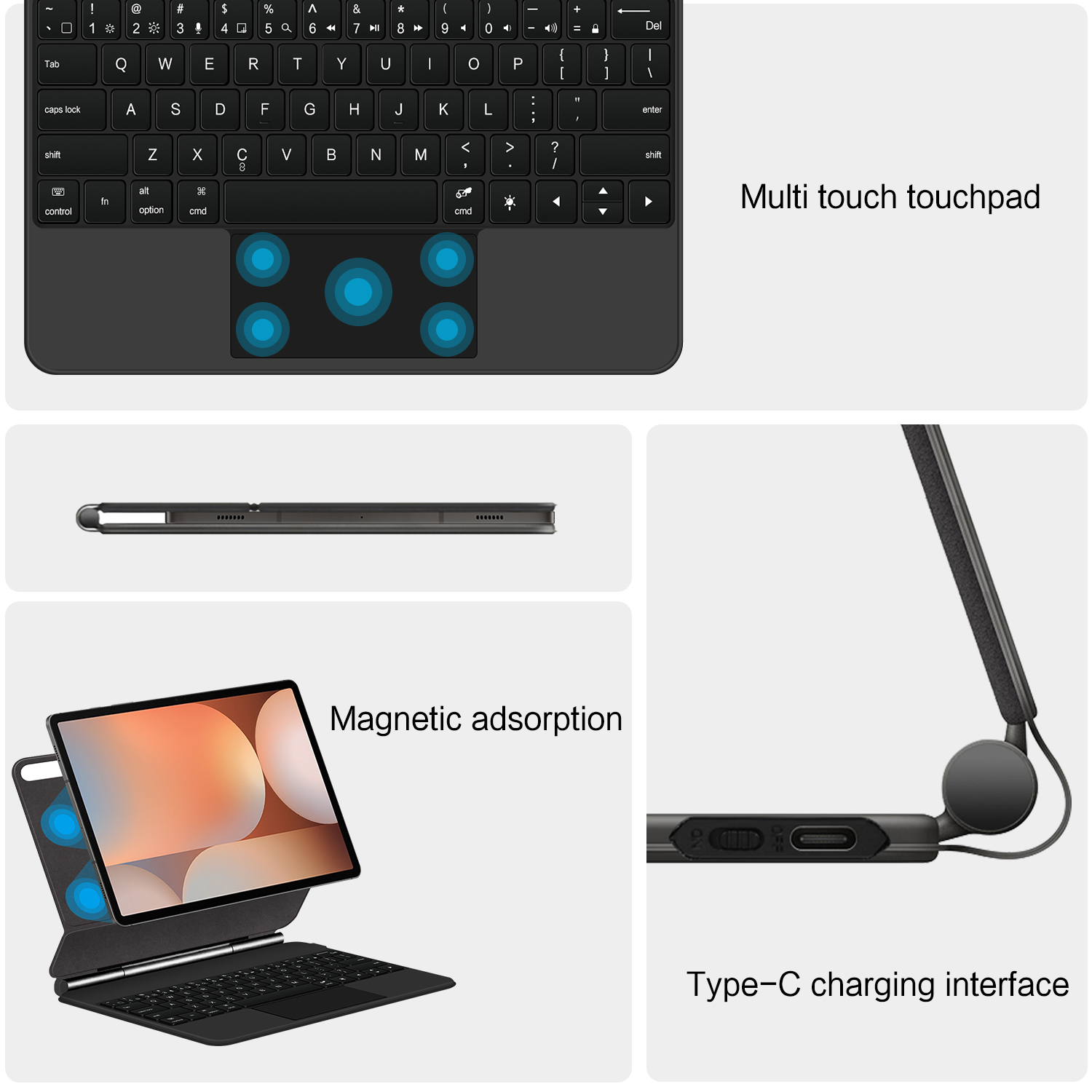 Magic Magnetic Keyboard for Sa - Samsung Tablet S9 Accessories incelemesi ve fiyatı