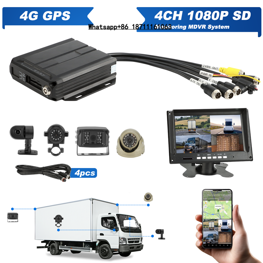 Mini 1080P Ahd 4ch Car Dvr Veh - Mobile & Tablet Accessories incelemesi ve fiyatı