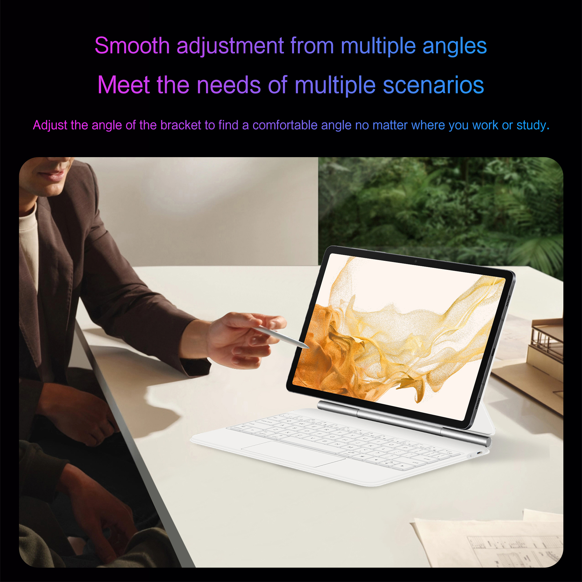 LFOIQN Magic Keyboard for Sams - Tablet Accessories For Samsung incelemesi ve fiyatı