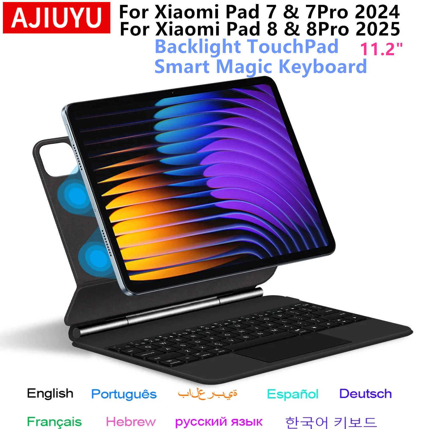 Magic Keyboard Folio For Xiaom - Tablet Keyboard Case incelemesi ve fiyatı
