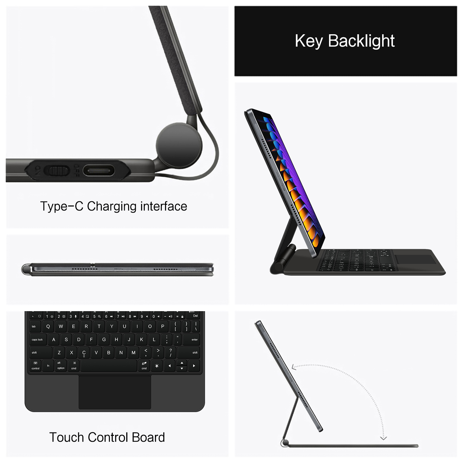 Magic Keyboard Folio For Xiaom - Tablet Keyboard Case incelemesi ve fiyatı
