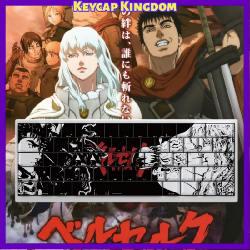 BERSERK Theme Anime Keycap 98  - Tablet Accessories For Gaming incelemesi ve fiyatı