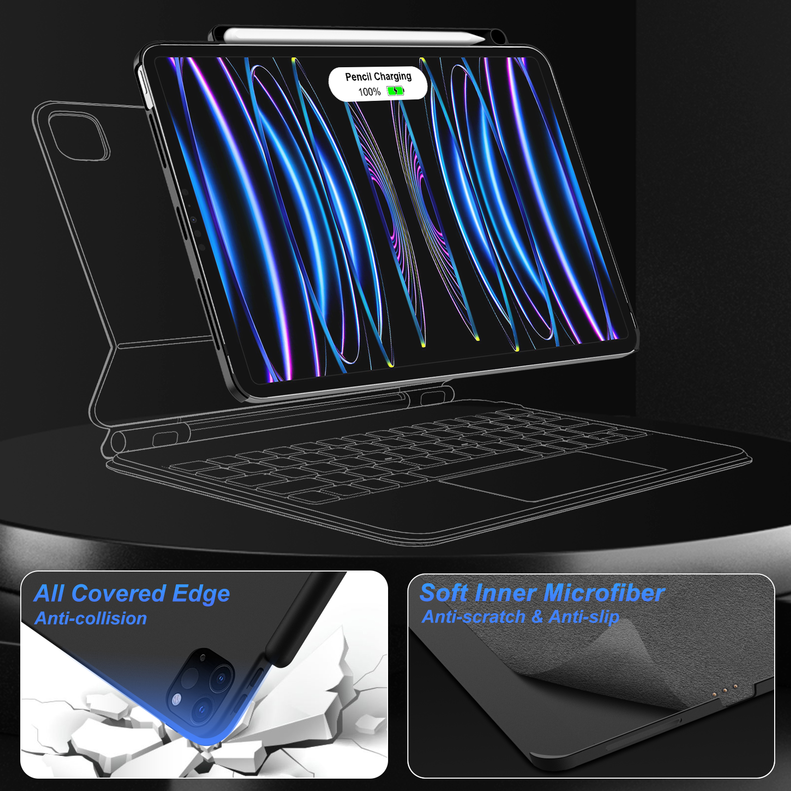 GOOJODOQ Magnetic Case for iPa - Lenovo Tablet M11 Accessories incelemesi ve fiyatı
