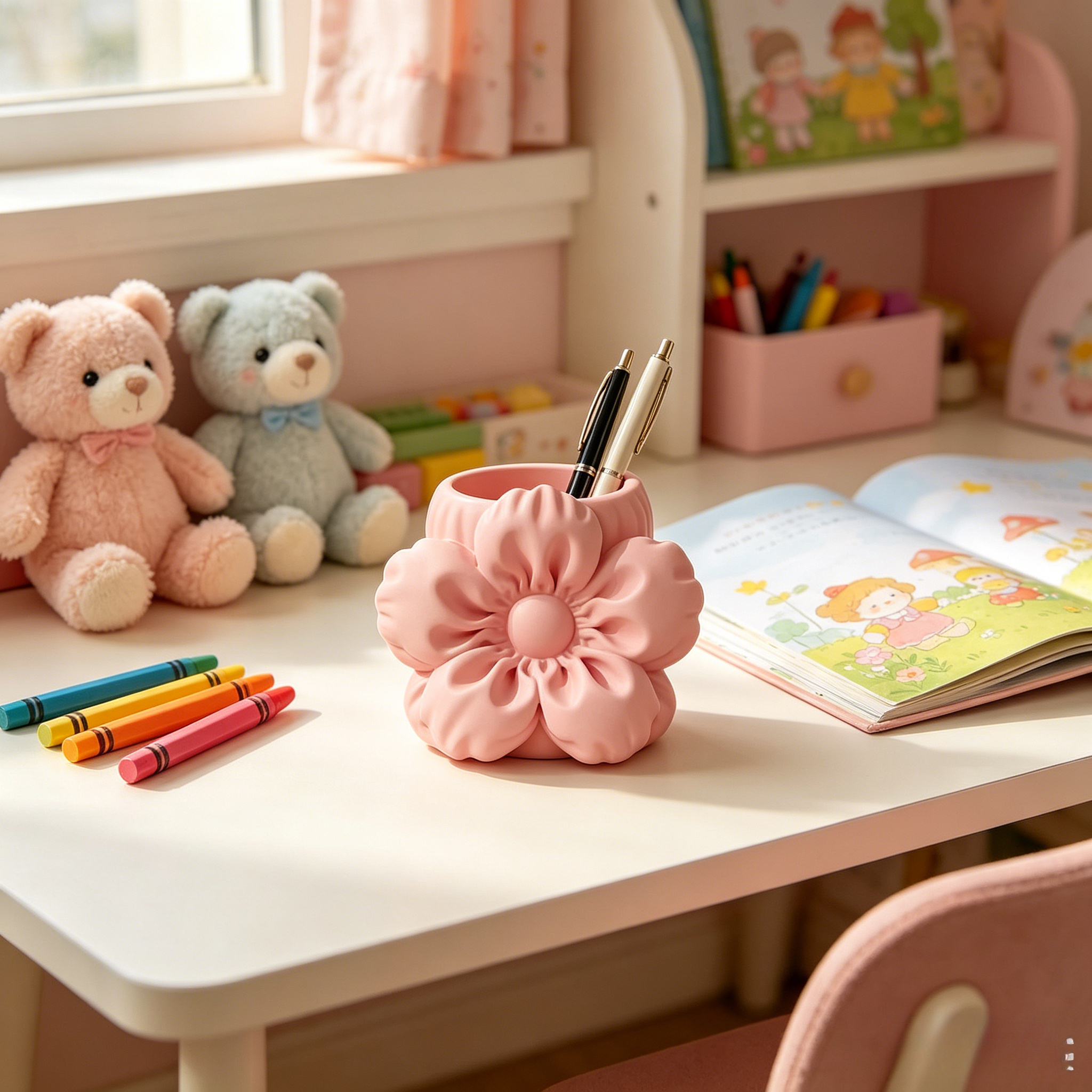 Pen Holder Pink Flower Novelty - Tablet Reading Accessories incelemesi ve fiyatı