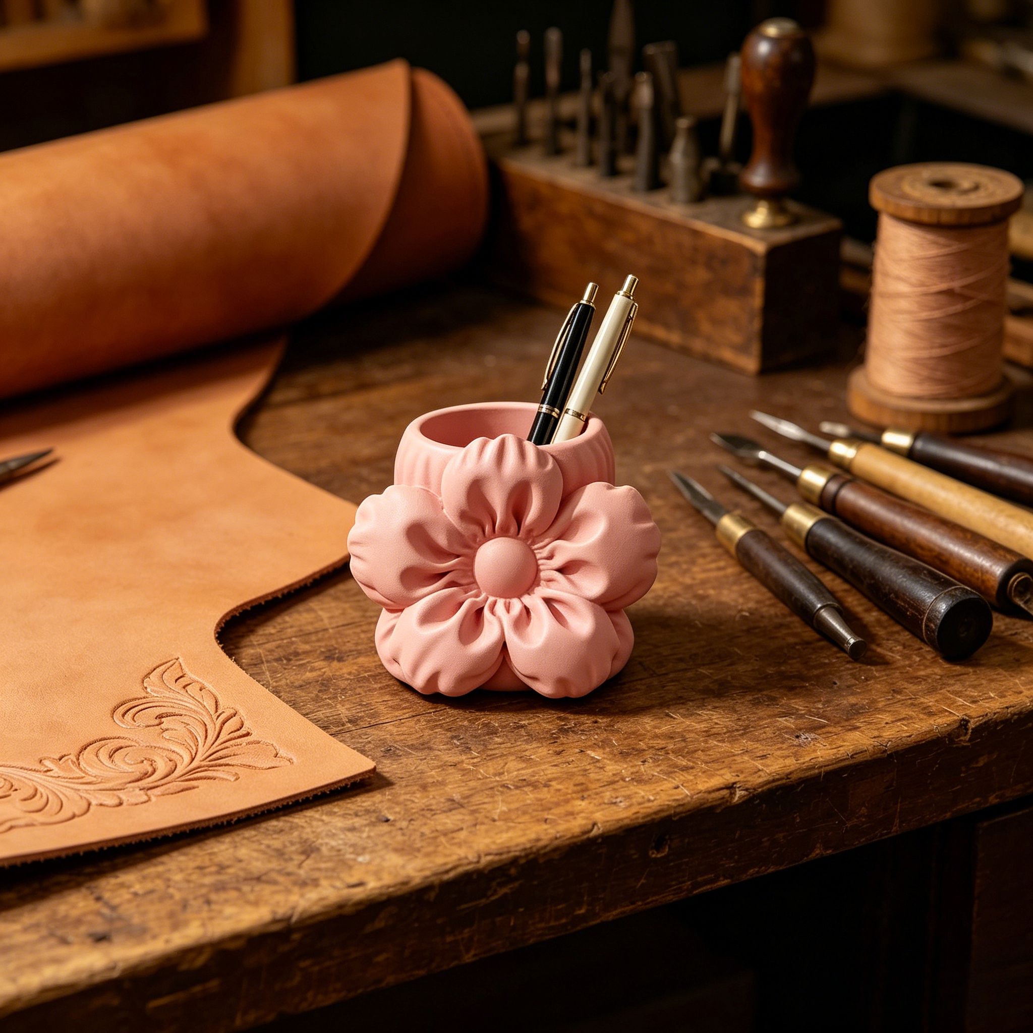 Pen Holder Pink Flower Novelty - Tablet Reading Accessories incelemesi ve fiyatı