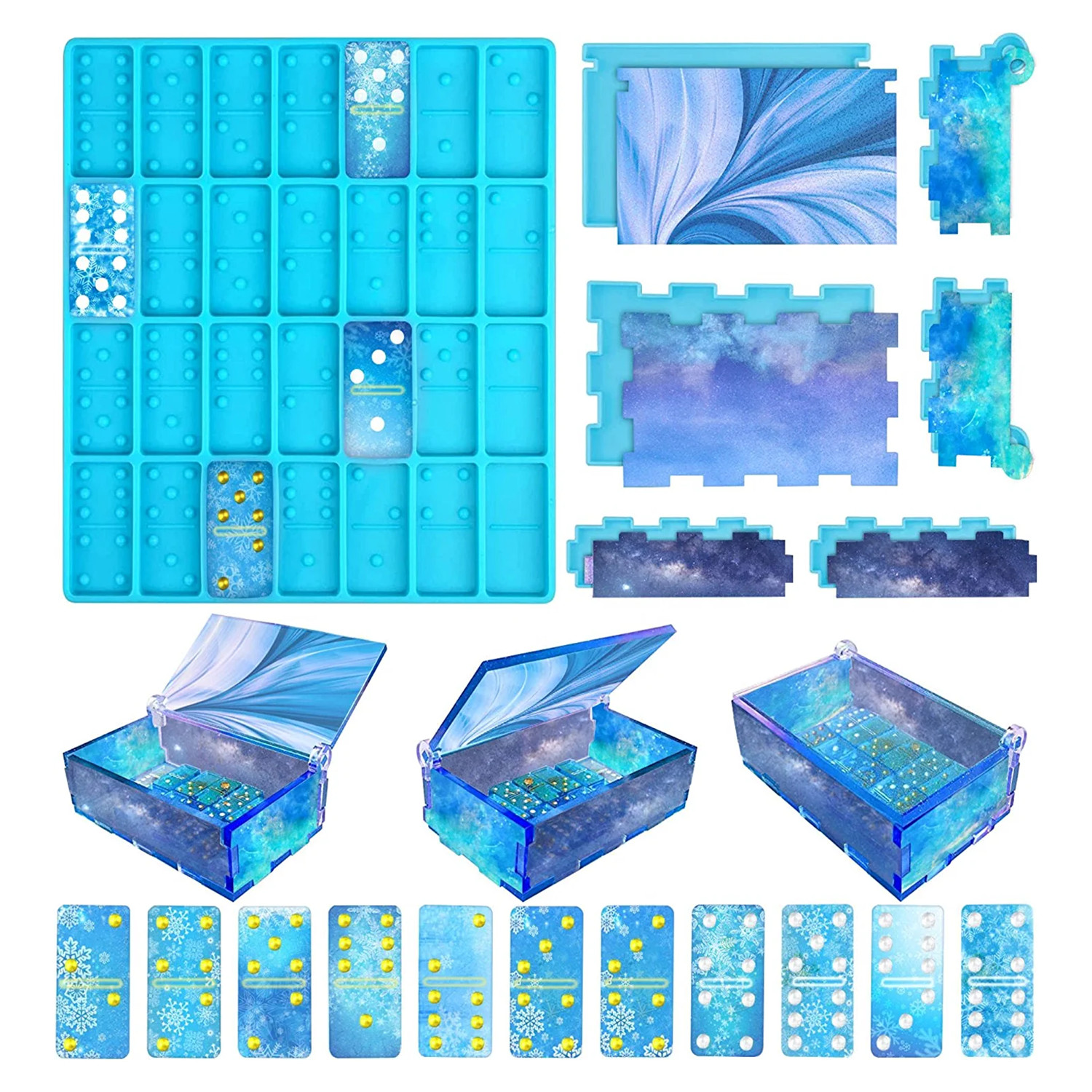 Domino Molds Silicone Epoxy Re - Tablet Accessories Kit incelemesi ve fiyatı