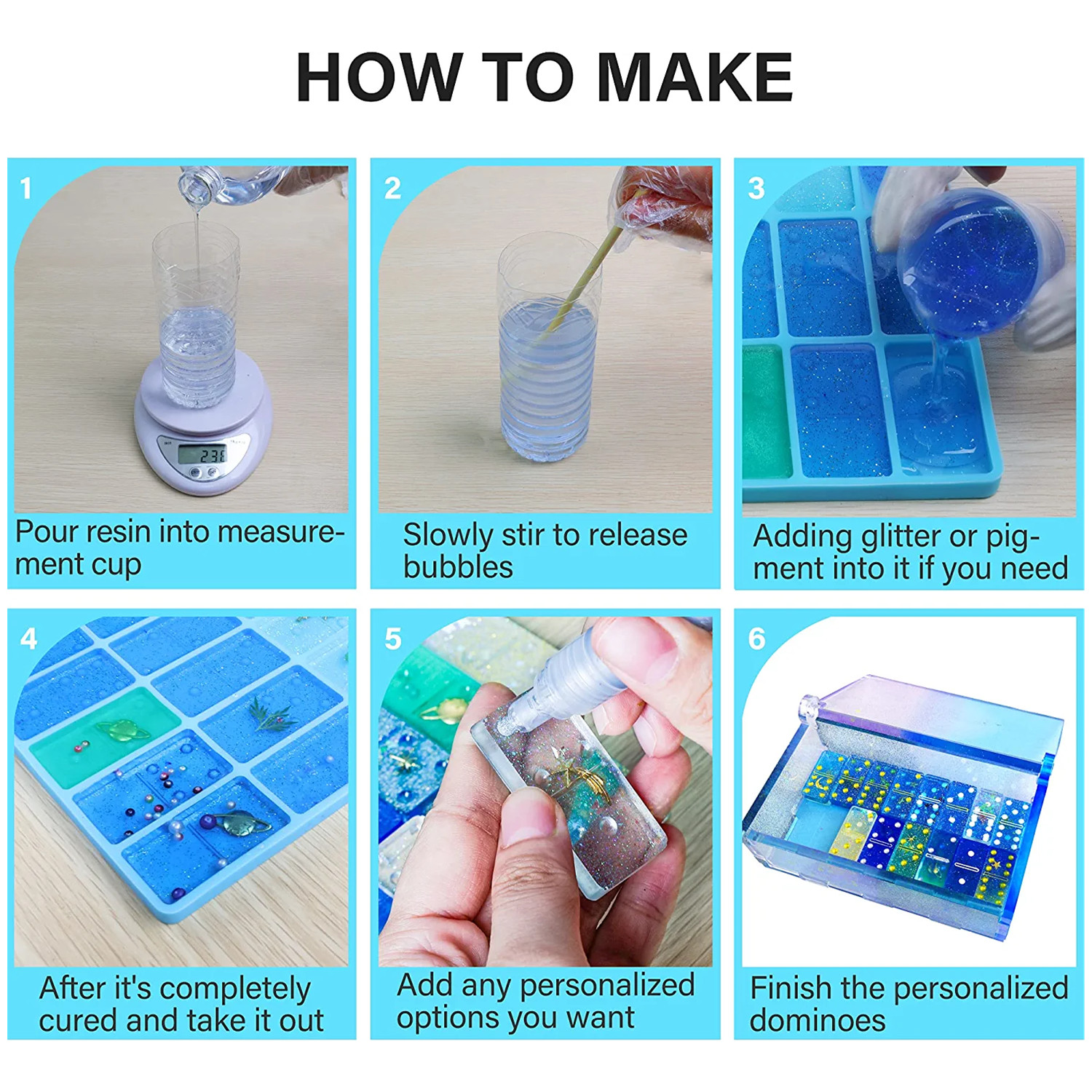Domino Molds Silicone Epoxy Re - Tablet Accessories Kit incelemesi ve fiyatı